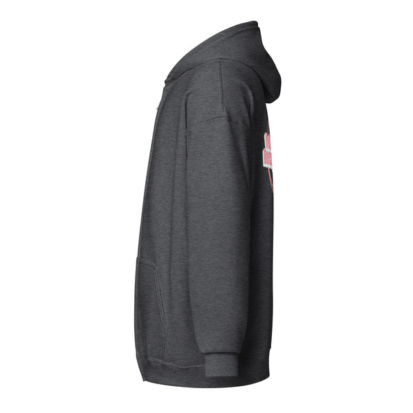 Vet Receptionist circle two paws Unisex Zip Hoodie-I love Veterinary