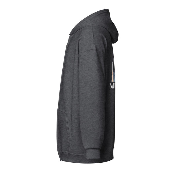 Size matters Unisex Zip Hoodie-I love Veterinary