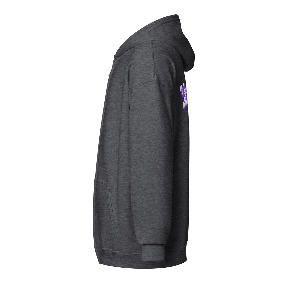 Veterinary Receptionist Unisex Zip Hoodie-I love Veterinary