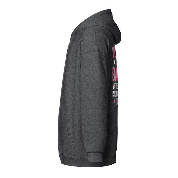 Vet Tech because badass mother fucker isn't an official job title Unisex Zip Hoodie