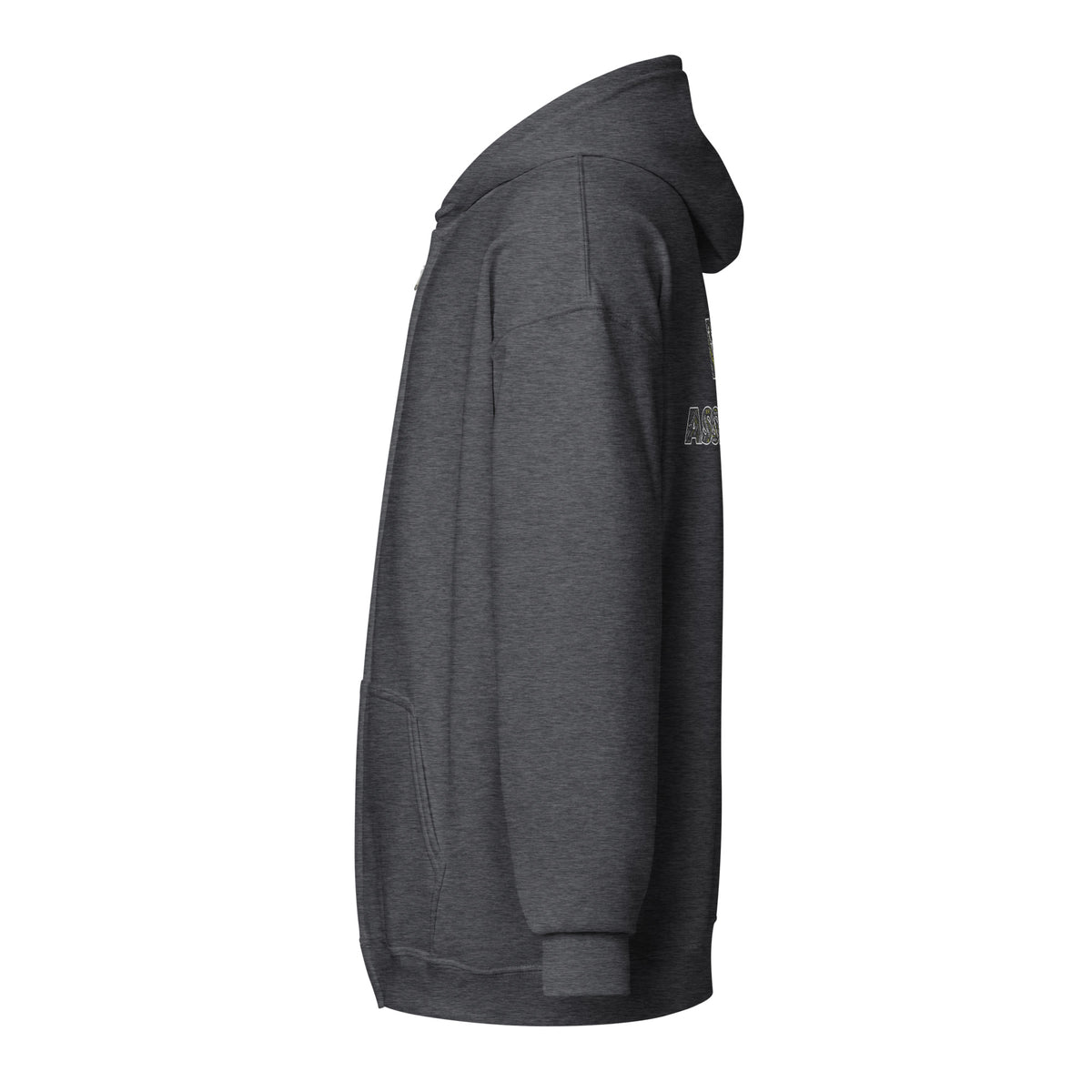 Vet Assistant Typography Unisex Zip Hoodie