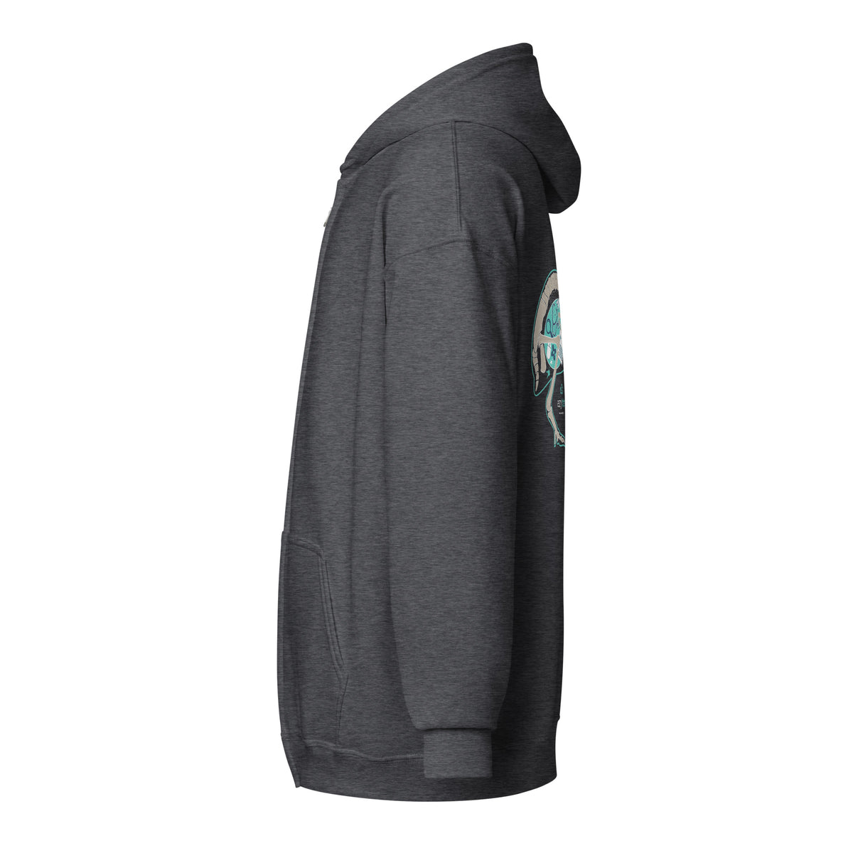 ezyVet Kiwi Unisex Zip Hoodie