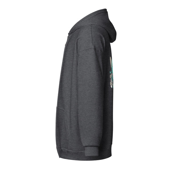 ezyVet Beaver Unisex zip hoodie