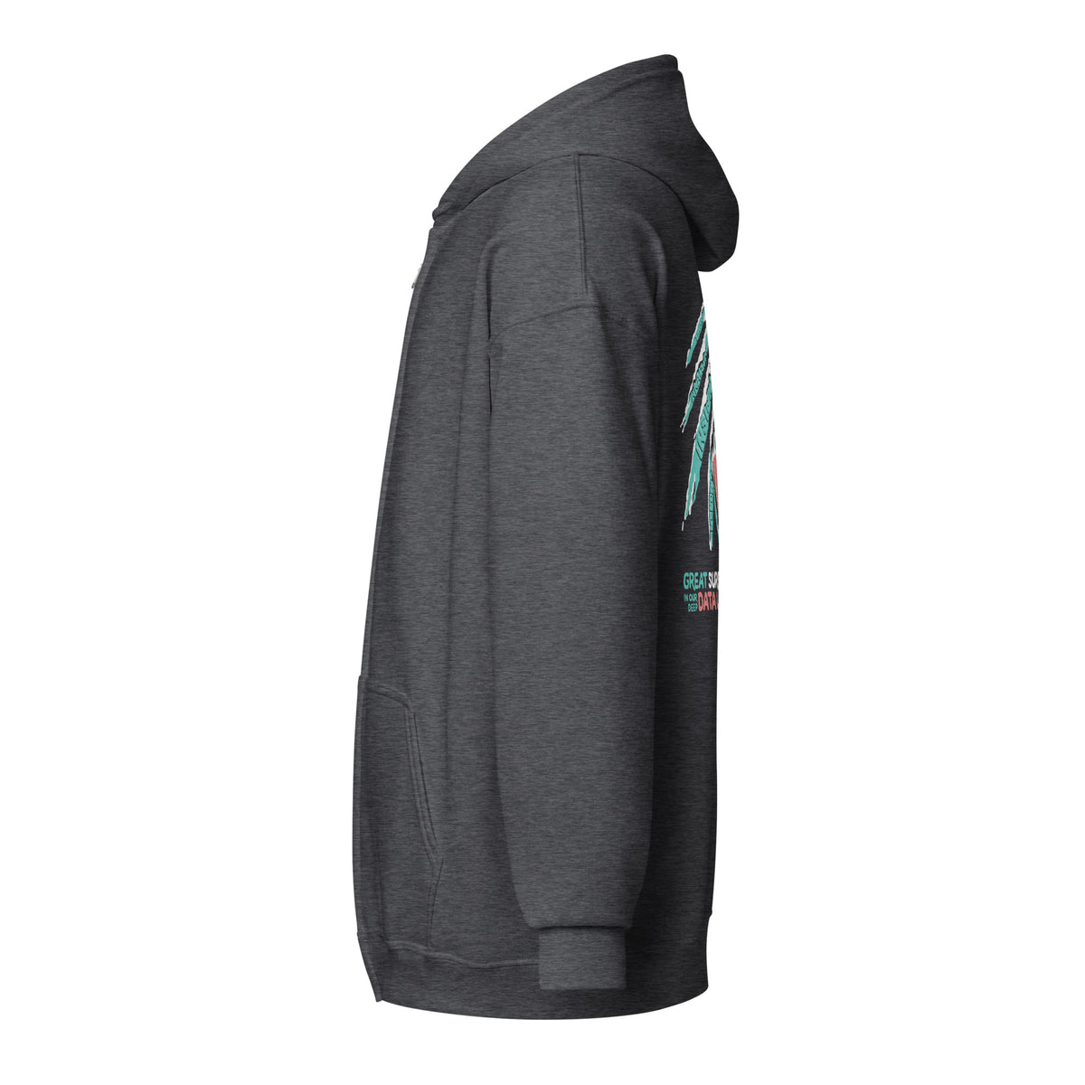 ezyVet Surf Dog Unisex zip hoodie