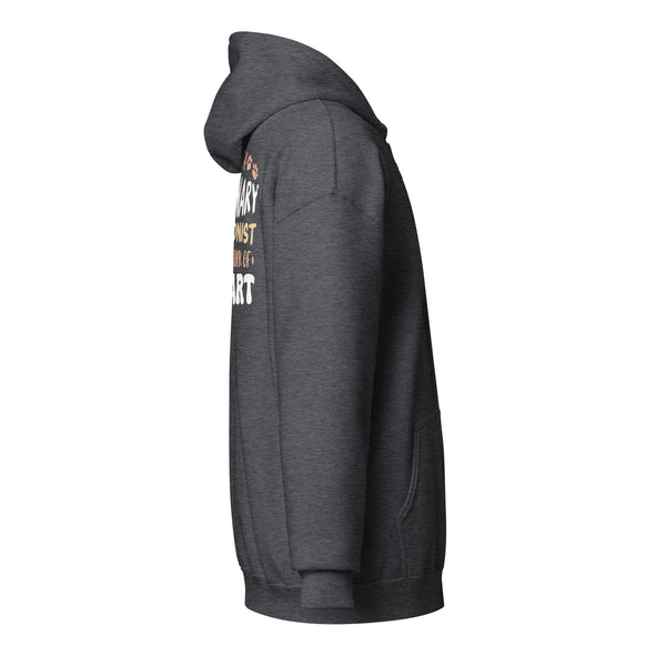 Veterinary receptionist work of heart Zip Hoodie-I love Veterinary