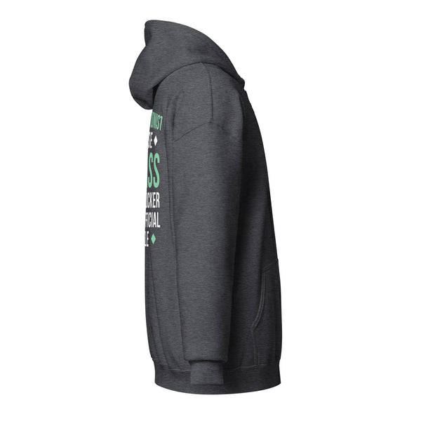 Vet Receptionist because badass mother fucker isn't an official job title Unisex Zip Hoodie-Unisex Zip Hoodie | Gildan 18600-I love Veterinary