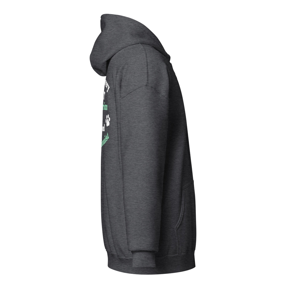 Behind every great veterinarian is an exhausted vet receptionist Unisex Zip Hoodie-I love Veterinary