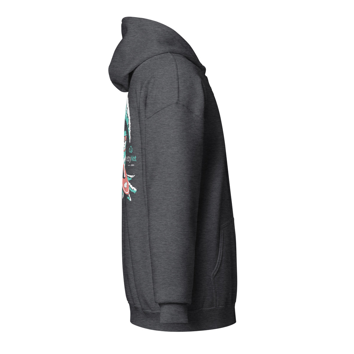 ezyVet Surf Dog Unisex zip hoodie