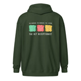 The woman, the wonder, the legend - the Vet Receptionist Unisex Zip Hoodie-I love Veterinary