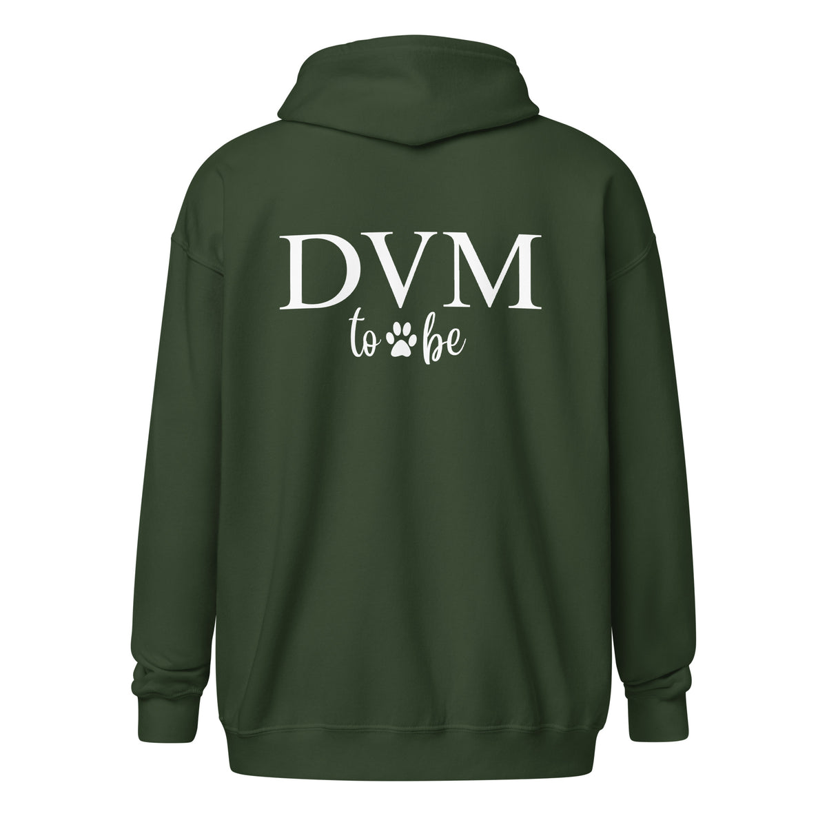 DVM to be Unisex Zip Hoodie-I love Veterinary