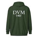 DVM to be Unisex Zip Hoodie-I love Veterinary