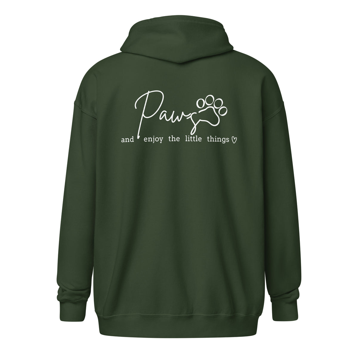 Paws and enjoy the little things Unisex Zip Hoodie-I love Veterinary