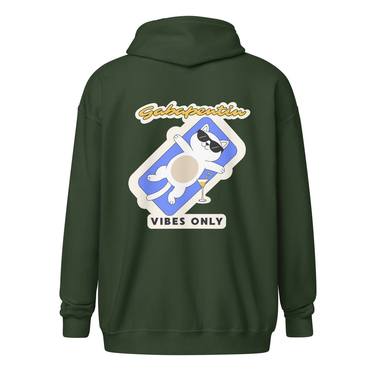 Gabapentin vibes only Unisex Zip Hoodie-I love Veterinary