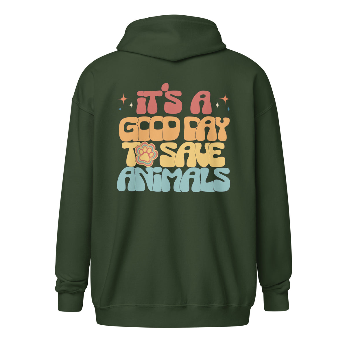 It's a good day to save animals Unisex Zip Hoodie-I love Veterinary
