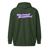 Veterinary Receptionist Unisex Zip Hoodie-I love Veterinary
