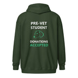 Pre - Vet Student Unisex Zip Hoodie
