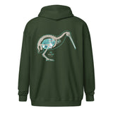 ezyVet Kiwi Unisex Zip Hoodie