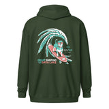 ezyVet Surf Dog Unisex zip hoodie