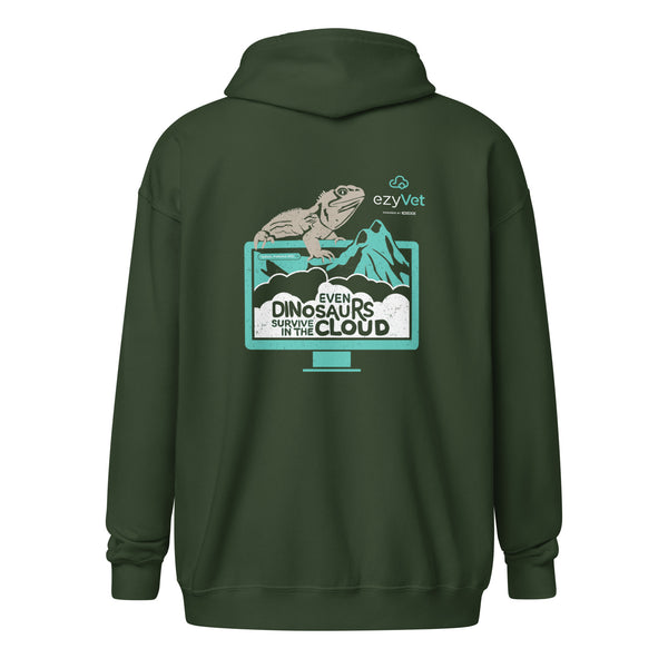 ezyVet Tuatara Unisex Zip Hoodie