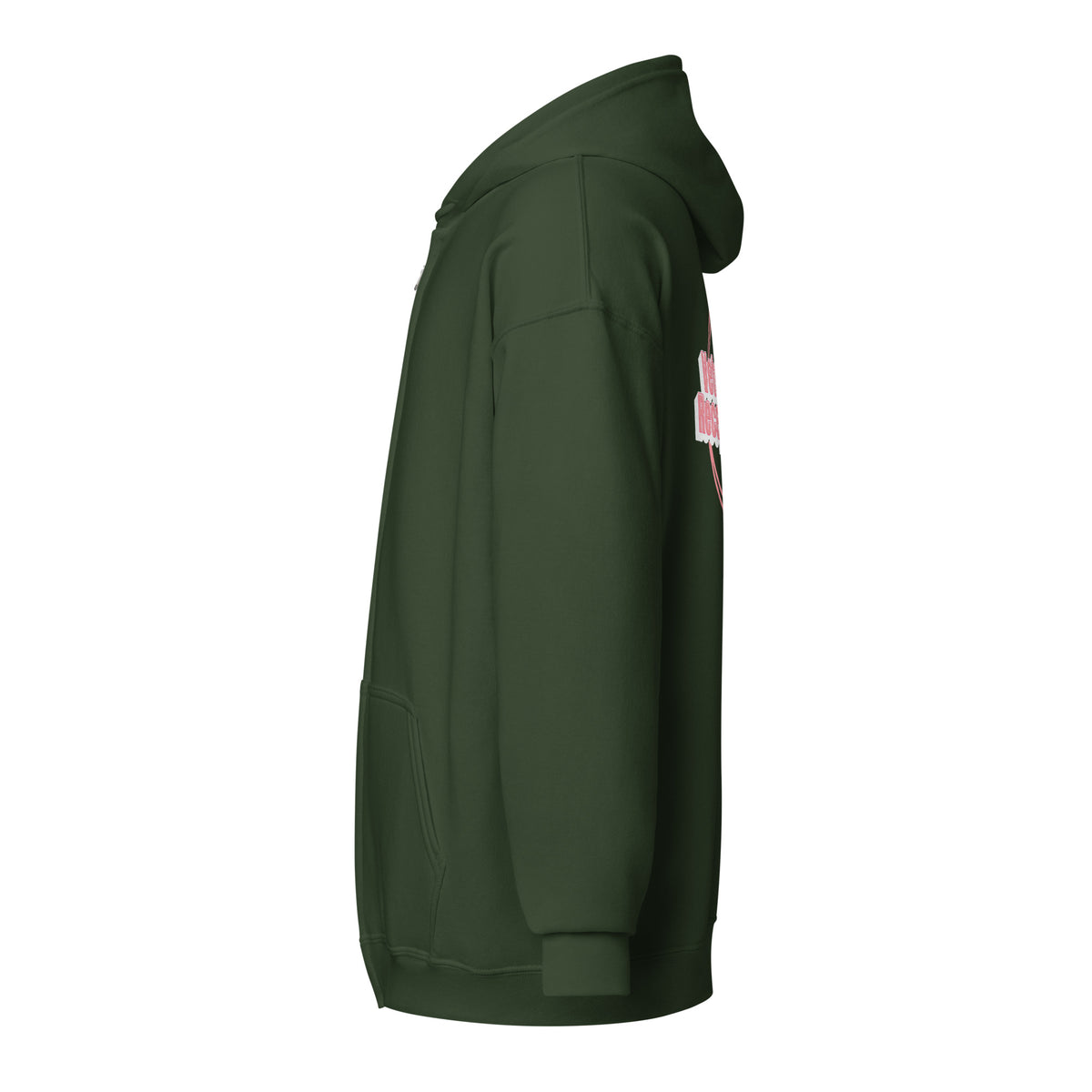 Vet Receptionist circle two paws Unisex Zip Hoodie-I love Veterinary