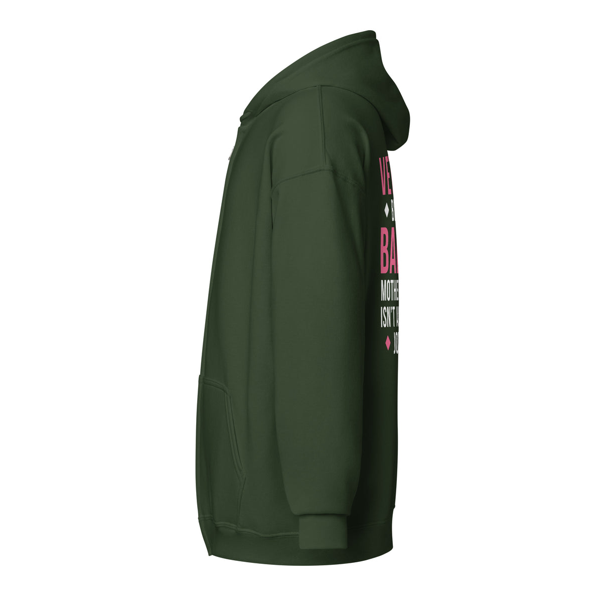 Vet Tech because badass mother fucker isn't an official job title Unisex Zip Hoodie