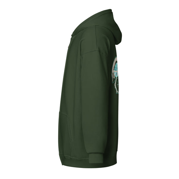 ezyVet Kiwi Unisex Zip Hoodie