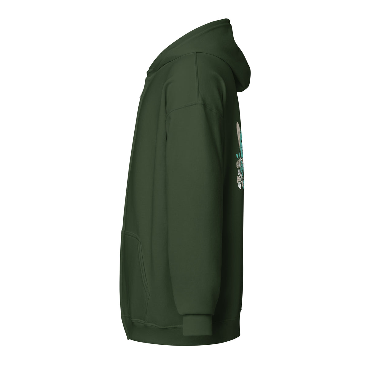 ezyVet Beaver Unisex zip hoodie