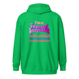 I'm a vet receptionist, I solve problems 2 Unisex Zip Hoodie-I love Veterinary