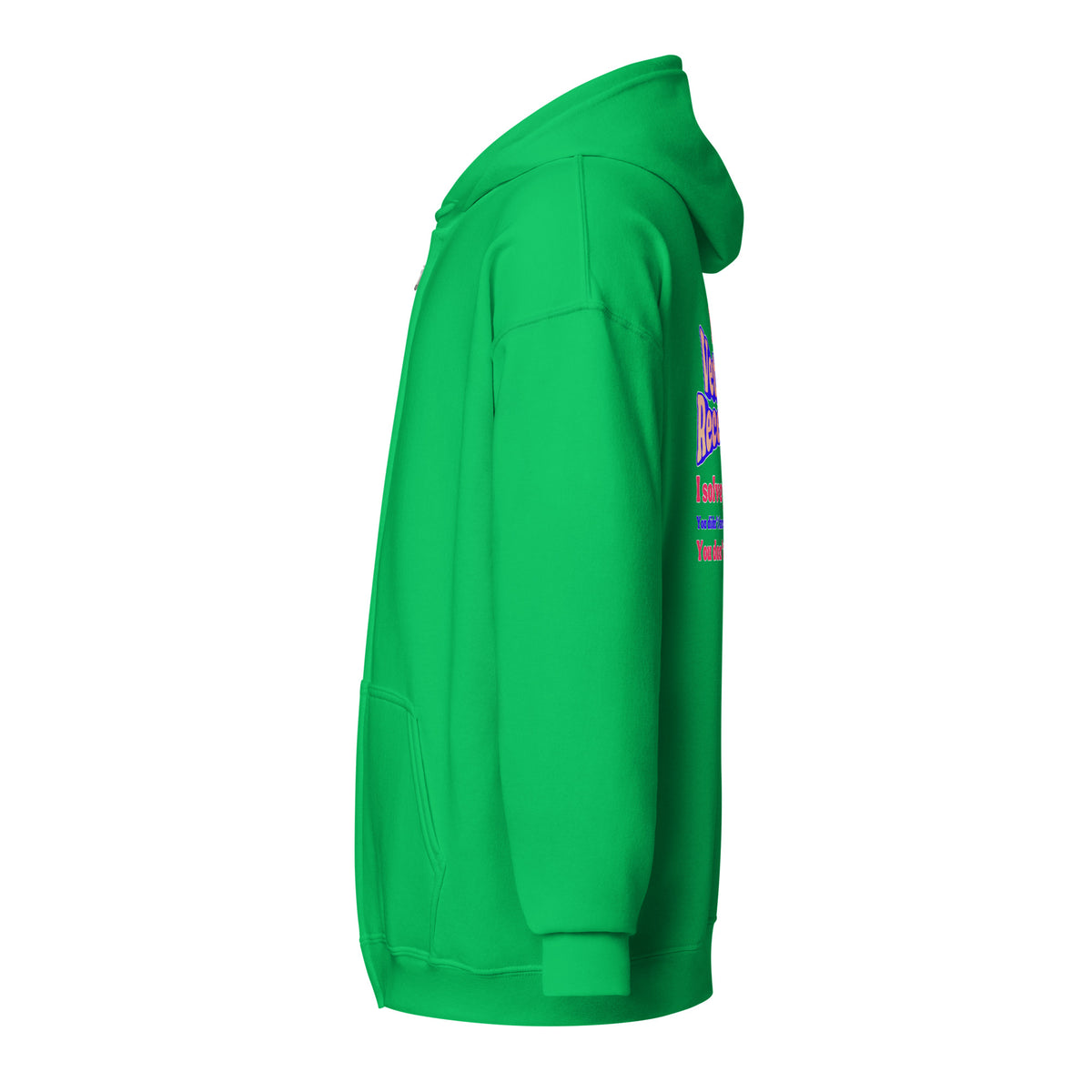 I'm a vet receptionist, I solve problems 2 Unisex Zip Hoodie-I love Veterinary