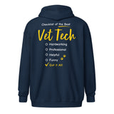 Checklist of the best Vet Tech Unisex heavy blend zip hoodie-Unisex Zip Hoodie | Gildan 18600-I love Veterinary