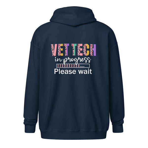 Vet Tech in Progress... Unisex Zip Hoodie-I love Veterinary