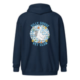 Silly Goose Vet Club Unisex Zip Hoodie-I love Veterinary