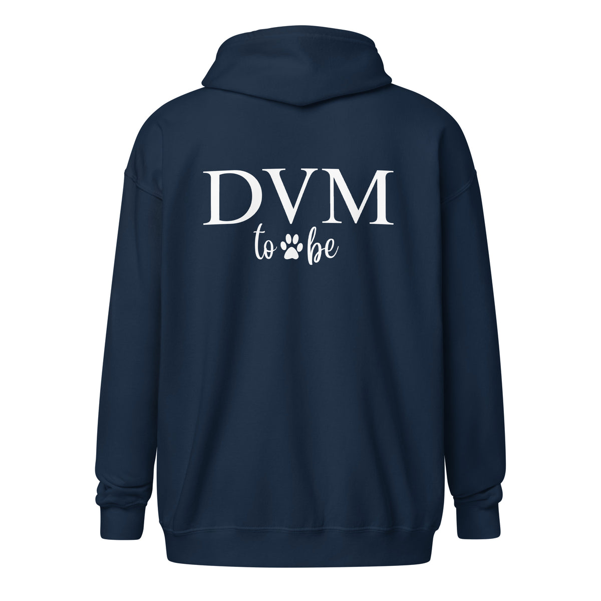 DVM to be Unisex Zip Hoodie-I love Veterinary