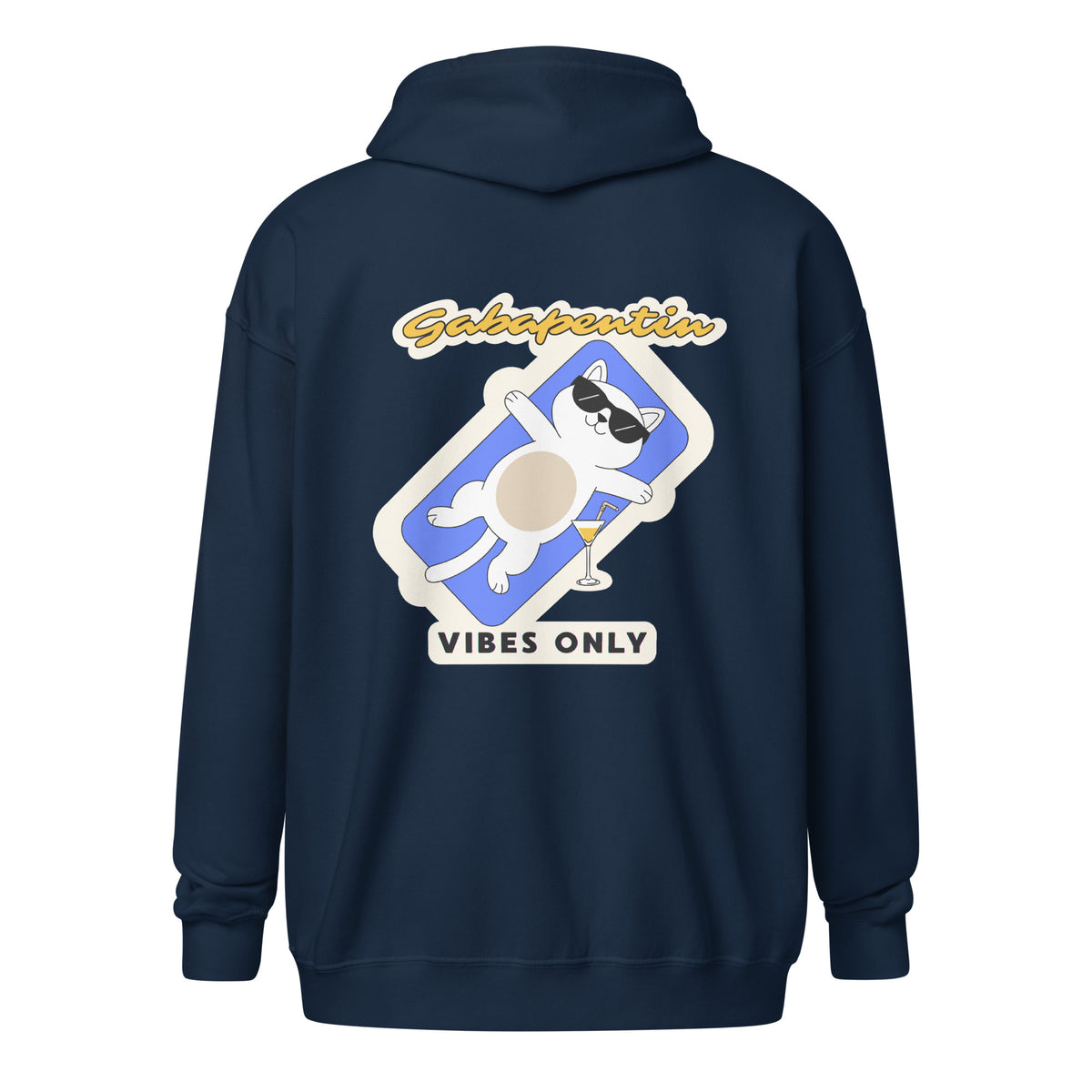 Gabapentin vibes only Unisex Zip Hoodie-I love Veterinary