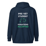 Pre - Vet Student Unisex Zip Hoodie