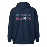 Vet Techs are pawsome Zip Hoodie