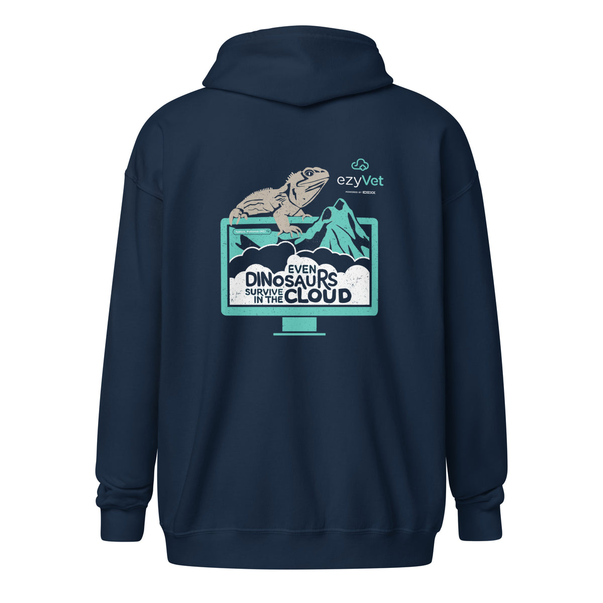 ezyVet Tuatara Unisex Zip Hoodie
