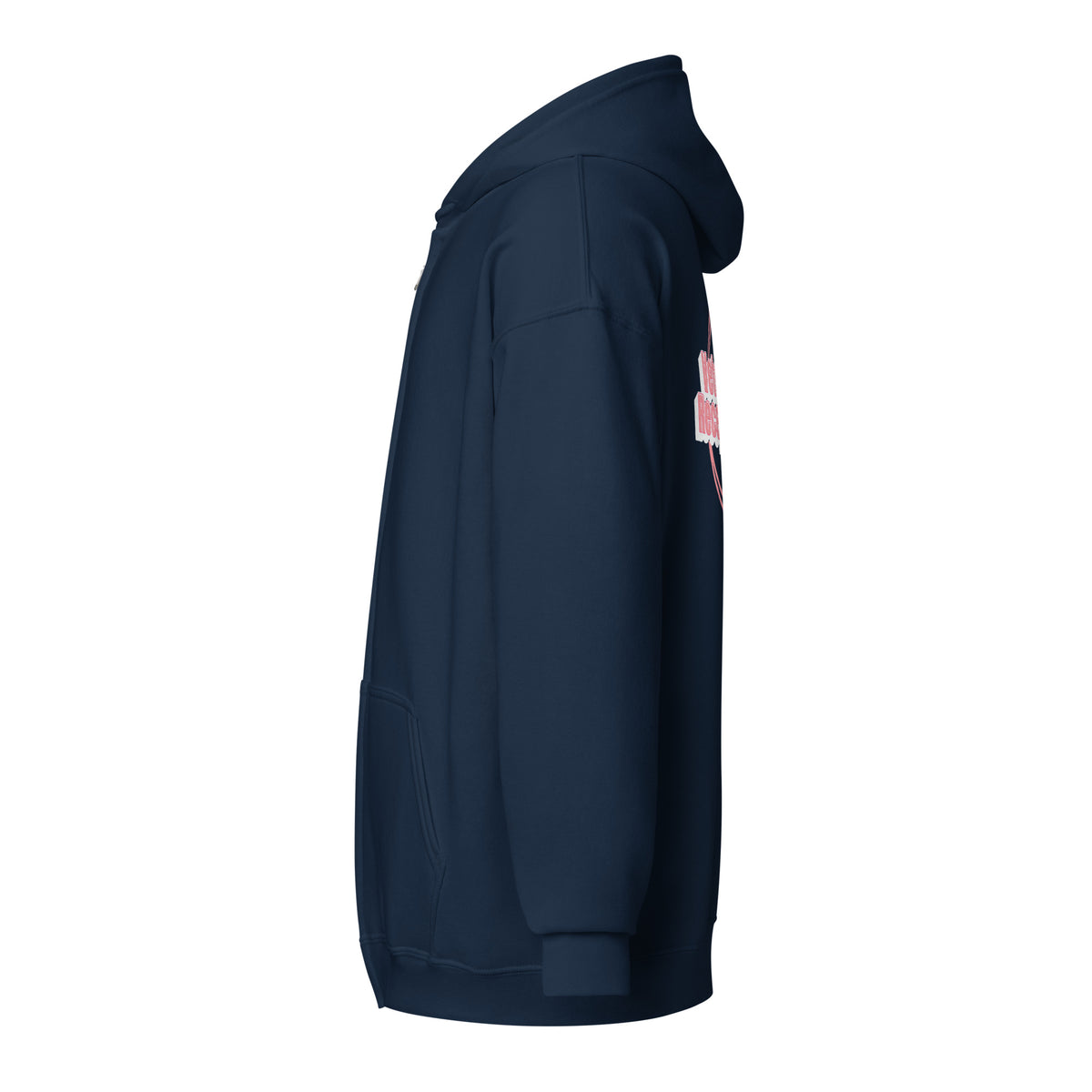 Vet Receptionist circle two paws Unisex Zip Hoodie-I love Veterinary