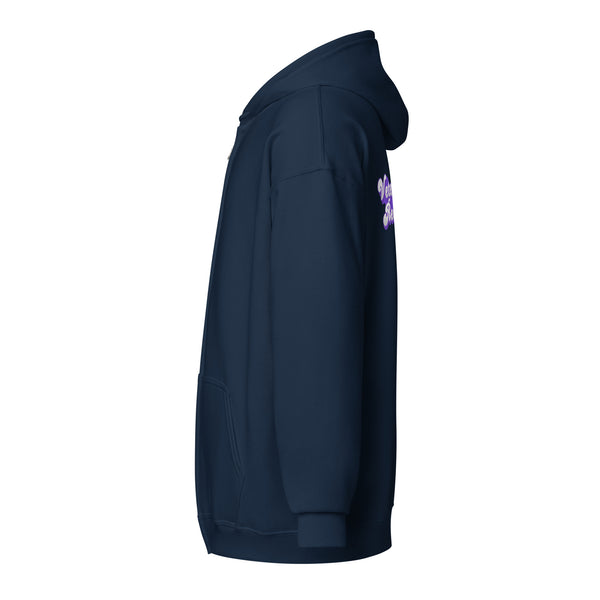 Veterinary Receptionist Unisex Zip Hoodie-I love Veterinary