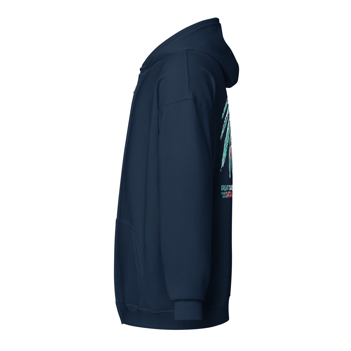 ezyVet Surf Dog Unisex zip hoodie