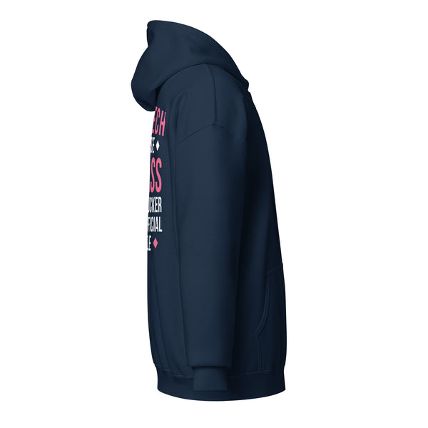 Vet Tech because badass mother fucker isn't an official job title Unisex Zip Hoodie