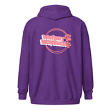Vet Receptionist circle two paws Unisex Zip Hoodie-I love Veterinary