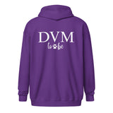 DVM to be Unisex Zip Hoodie-I love Veterinary