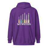 Size matters Unisex Zip Hoodie-I love Veterinary