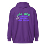 Vet Med because humans are gross Unisex Zip Hoodie-I love Veterinary