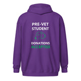 Pre - Vet Student Unisex Zip Hoodie