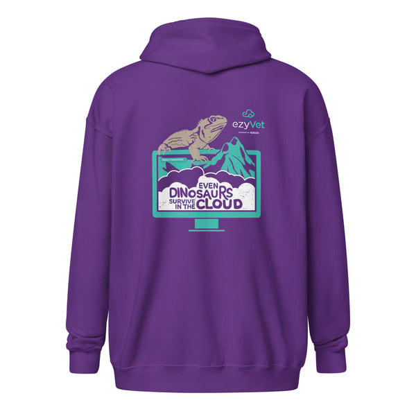 ezyVet Tuatara Unisex Zip Hoodie