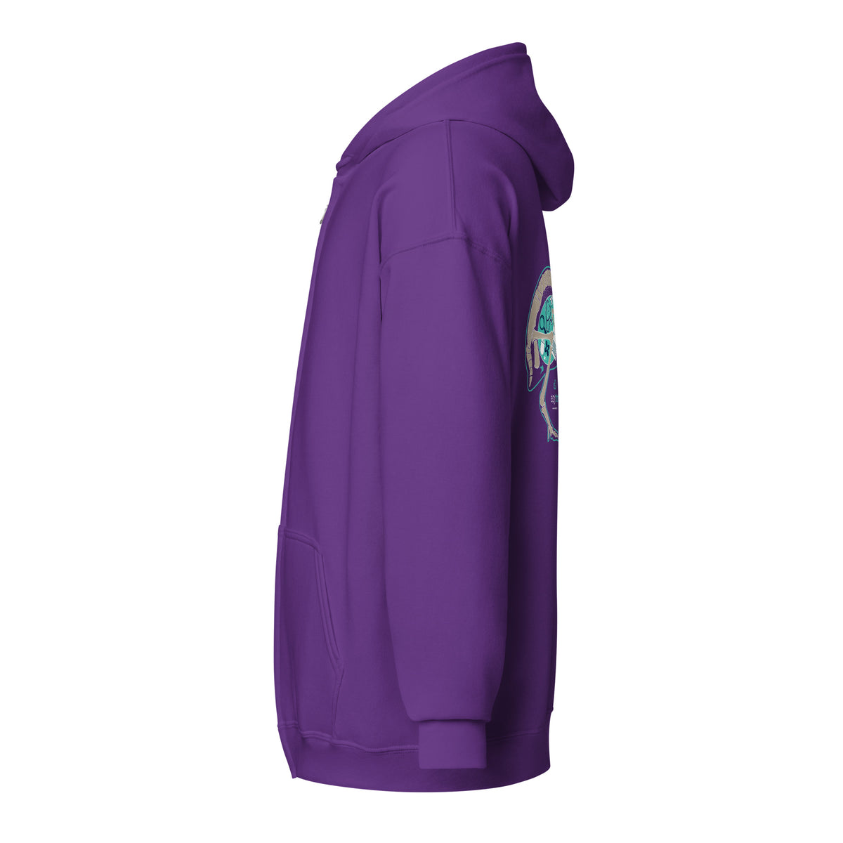ezyVet Kiwi Unisex Zip Hoodie