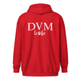 DVM to be Unisex Zip Hoodie-I love Veterinary