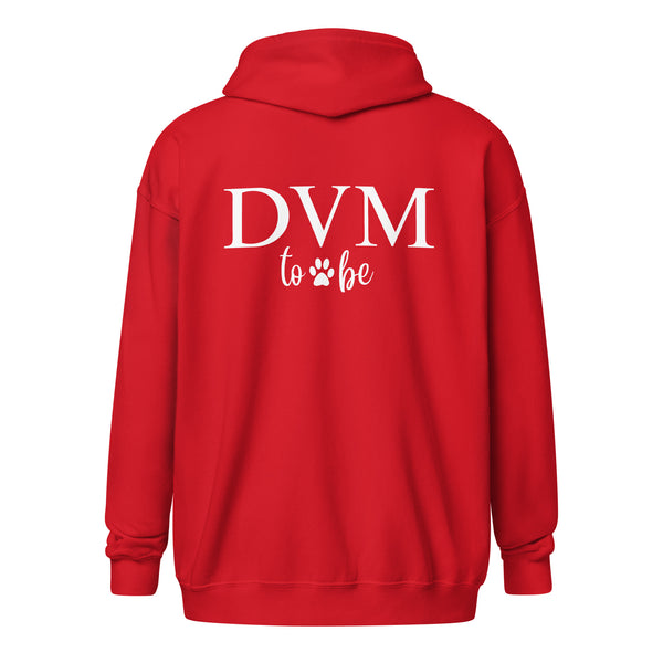DVM to be Unisex Zip Hoodie-I love Veterinary